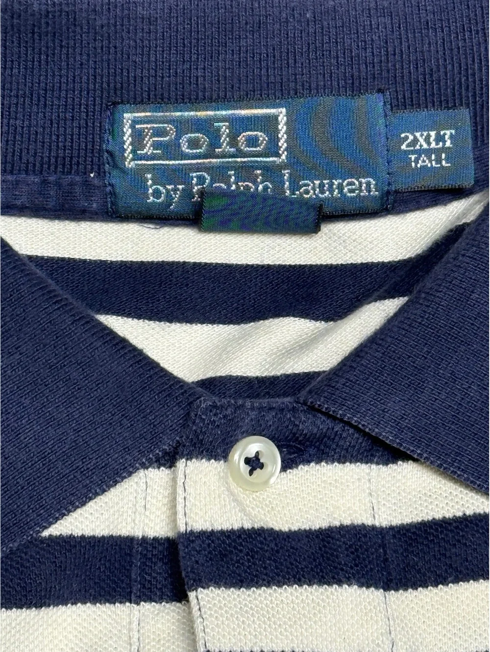 Polo Ralph Lauren Men's Striped Cotton Polo Shirt 2XLT Tall